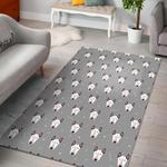 bull terrier glay pattern print area rug living room rug home decor 0