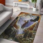 calling the totem native american pride area rug living room rug home decor 0