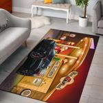 camaro ss gas station area rug living room rug home decor carpet 0