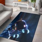 car fantasy art futuristic delorean back to the rug living room rug home decor 0