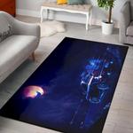 car neon moon wolf back to the future digital rug living room rug home decor 0