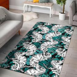 Cartoon Chameleon Pattern Print Area Rug Area Rug Living Room Carpet Rug Regtangle Carpet Floor Decor Home Decor