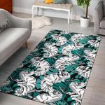 cartoon chameleon pattern print area rug living room rug home decor 0