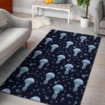 cartoon jellyfish print pattern area rug area rug living room carpet rug regtangle carpet floor decor home decor 0