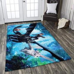 Cartoon Movie How To Train Your Dragon Area Rug Home Decor Homebeautyus 2 Rug Regtangle Carpet Floor Decor Home Decor