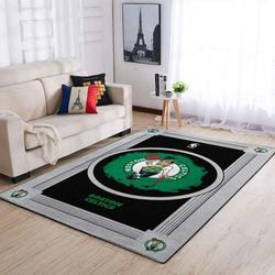 NBA Boston Celtics Rectangle Rug Personalized Non-Slip Carpet Gift For Basketball Fans 1912263