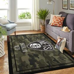NBA Brooklyn Nets Rectangle Rug Personalized Non-Slip Carpet Gift For Basketball Fans 200327