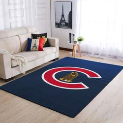 Chicago Cub Area Rug Mlb Baseball Team Logo Carpet Living Room Rugs V971