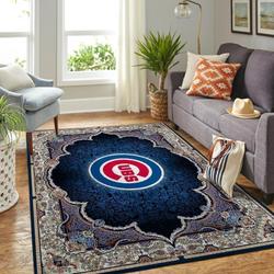Chicago Cub Area Rug Mlb Baseball Team Logo Carpet Living Room Rugs V979