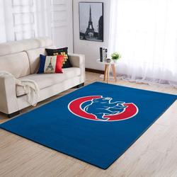 Chicago Cub Area Rug Mlb Baseball Team Logo Carpet Living Room Rugs V980