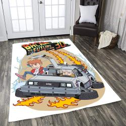 Back To The Future 30 Movie Cartoon Style Rug Living Room Rug Ld2809