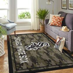 Chicago White Sox Area Rug Mlb Baseball Team Logo Carpet Living Room Rugs Rug Regtangle Carpet Floor Decor Home Decor V599