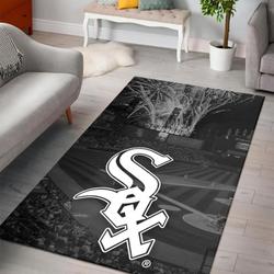 Chicago White Sox Area Rug Mlb Baseball Team Logo Carpet Living Room Rugs Rug Regtangle Carpet Floor Decor Home Decor V600