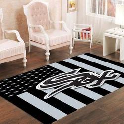 Chicago White Sox Area Rug Mlb Baseball Team Logo Carpet Living Room Rugs Rug Regtangle Carpet Floor Decor Home Decor V612
