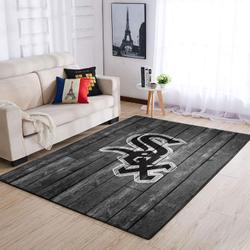 Chicago White Sox Mlb Area Rugs Baseball Living Room Carpet Team Logo Wooden Home Rug Regtangle Carpet Floor Decor Home Decor