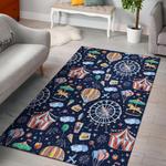 chimp monkey pattern print area rug living room rug home decor 0