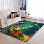 christmas deer sleigh area rug living room rug home decor 1910033 ofd 0