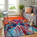 christmas santa claus and reindeer sleigh area rug living room rug home decor 19100313 ofd 0