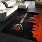 cincinnati bengals banner nfl 27 area rug living room and bed room rug rug regtangle carpet floor decor home decor 0