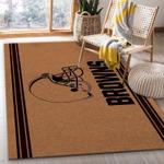 cleveland browns nfl 13 area rug living room and bed room rug rug regtangle carpet floor decor home decor 0