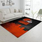 cleveland browns nfl 22 area rug living room and bed room rug rug regtangle carpet floor decor home decor 0