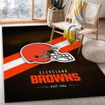 cleveland browns nfl 4 area rug living room and bed room rug rug regtangle carpet floor decor home decor 0