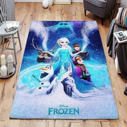 Frozen Area Rug Non-Slip Animated Movie Carpet Home Decor Gift Idea For Fans