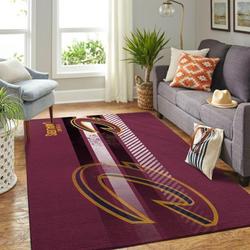NBA Cleveland Cavaliers Rectangle Rug Personalized Non-Slip Carpet Gift For Basketball Fans V6621