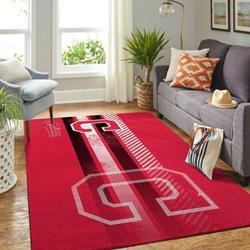 Cleveland Indians Area Rug Mlb Baseball Team Logo Rug Regtangle Floor Decor V5567
