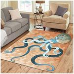 cloud print pattern area rug living room rug home decor 0