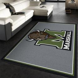 College Spirit Marshall Sport Area Rug Living Room And Bed Room Rug Rug Regtangle Carpet Floor Decor Home Decor