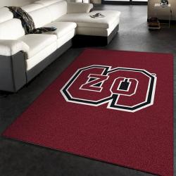 College Spirit North Carolina State Sport Area Rug For Christmas Team
