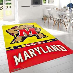 NCAA Collegiate University Of Maryland Terrapins Logo Rug Bedroom Rug Home