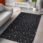constellation star print pattern area rug living room rug home decor 0