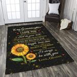 customizable los angeles chargers wincraft personalized nfl area rug bedroom christmas gift us decor 0