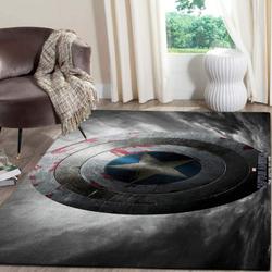 Captain American Marvel Area Rug Living Room Rug Home Decor Carpet 0111194