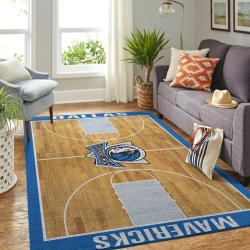 NBA Dallas Mavericks Rectangle Rug Personalized Non-Slip Carpet Gift For Basketball Fans V3647