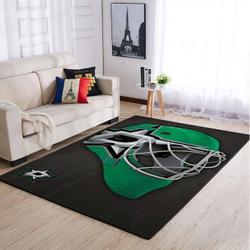 NHL Dallas Stars Rectangle Rug Personalized Non-Slip Carpet Gift For Ice Hockey Fans