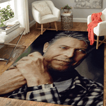 david bowie old music artist art for fans area rug living room carpet rug regtangle carpet floor decor home decor 0