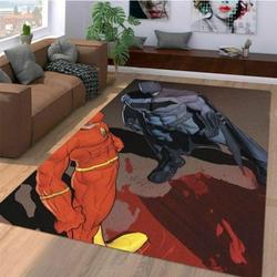 Dc Comics Batman And The Flash 2 Area Rug Living Room And Bed Room Rug 