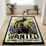 dc comics movie batman v superman fear the bat area rug living room area rug home decor 0