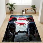 dc comics movie batman v superman one sheet area rug living room area rug home decor 0