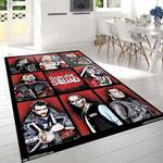 dc comics movie suicide squad grid rug living room rug living room area rug home decor 0