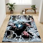 dc comics movie the dark knight batman in the shadows area rug 0