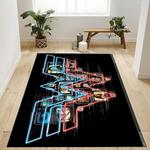 dc comics movie wonder woman 1984 logo area rug living room area rug home decor 0