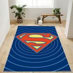 dc comics superman classic logo area rug living room and bed room rug rug regtangle carpet floor decor home decor 0