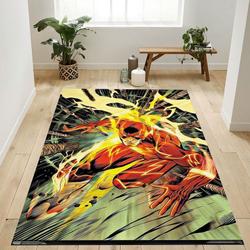 Dc Comics The Flash Spears Area Rug Living Room And Bed Room Rug 
