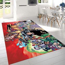 Dc Comics The Legion Of Doom Villains Area Rug Living Room And Bed Room Rug Rug Regtangle Carpet Floor Decor Home Decor