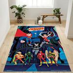 dc comics tv justice league action collage area rug living room and bed room rug rug regtangle carpet floor decor home decor 0