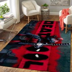 Deadpool Area Rug Living Room Rug Home Decor Marvel Superhero Rcdd81F30869